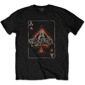 Aerosmith: Ace - Black T-Shirt