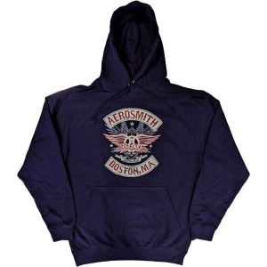 Aerosmith: Boston Pride - Navy Blue Pullover Hoodie