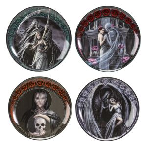 Anne Stokes: Dance with Death Plates 4-Pack