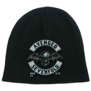 Avenged Sevenfold: Death Bat Crest - Black Beanie Hat Preorder