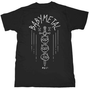 Babymetal: Skull Sword - Black T-Shirt