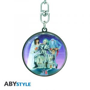 Beetlejuice: Maitland Couple Metal Keychain