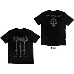 Behemoth: Off To War! (Back Print) - Black T-Shirt