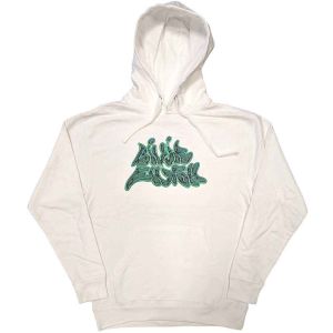 Billie Eilish: Graffiti Logo - White Pullover Hoodie