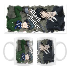 Black Butler: Ciel & Sebastian Ceramic Mug Preorder