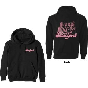 BlackPink: Photo Back (Back Print) - Black Pullover Hoodie