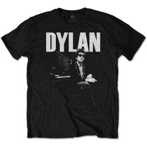 Bob Dylan: At Piano - Black T-Shirt