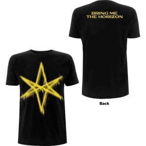 Bring Me The Horizon: Spray Hex (Back Print) - Black T-Shirt