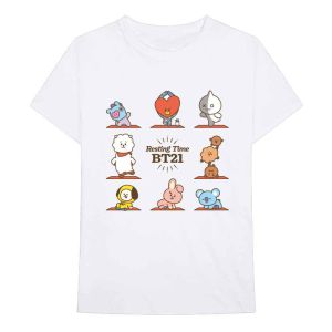 BT21: Resting Time - White T-Shirt