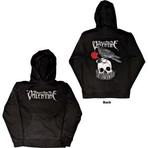 Bullet For My Valentine: Logo & Raven (Back Print) - Black Pullover Hoodie