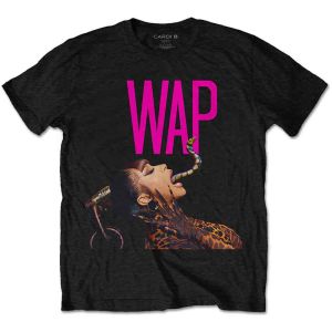 Cardi B: Dripping Snake - Black T-Shirt