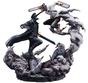 Chainsaw Man: Chainsaw Man vs. Samurai Sword Super Situation Figure Statue (26cm)