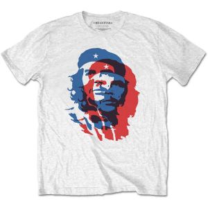 Che Guevara: Blue and Red - White T-Shirt