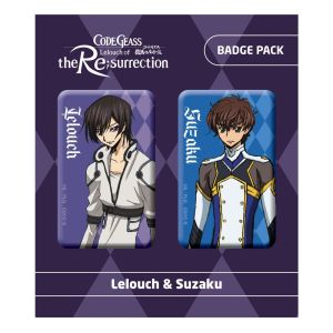 Code Geass: Lelouch of the Re;surrection Pin Badges 2-Pack (Lelouch & Suzaku)