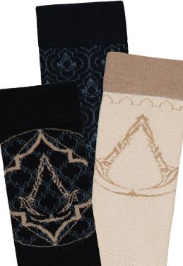 Assassin's Creed: Mirage Crew Socks - 3 pack (Size: UK6-UK8)