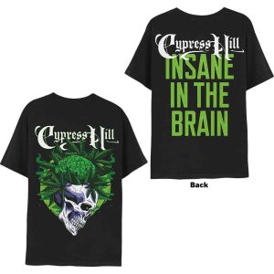 Cypress Hill: Insane In The Brain (Back Print) - Black T-Shirt