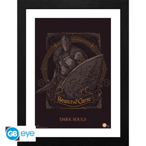 Dark Souls: "Bearer of the Curse" Framed Print (30x40cm)