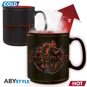 Dark Souls: You Died Heat Change Mug