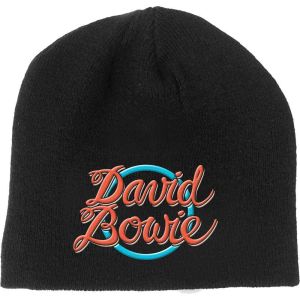 David Bowie: 1978 World Tour Logo - Black Beanie Hat Preorder