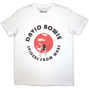 David Bowie: Spiders From Mars - White T-Shirt