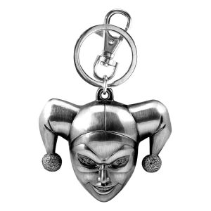 DC Comics: Harley Quinn Head Metal Keychain