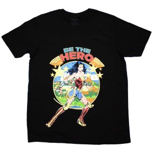 DC Comics: Wonder Woman Be The Hero - Black T-Shirt