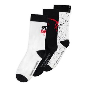 Death Note: Ryuk Splash Socks 3-Pack (39-42)