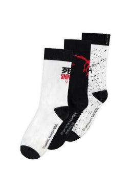 Death Note: Ryuk Splash Socks 3-Pack (43-46)