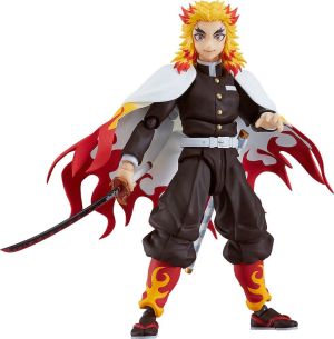 Demon Slayer: Kimetsu no Yaiba: Kyojuro Rengoku Figma Action Figure (15cm)