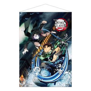 Demon Slayer: Kimetsu no Yaiba: Tanjiro Vs Enmu Wallscroll (50cm x 70cm) Preorder