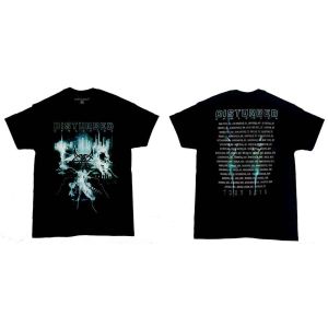 Disturbed: Apocalypse Date back (Ex-Tour, Back Print) - Black T-Shirt