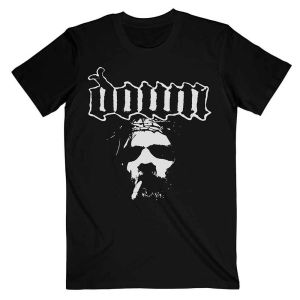 Down: Face - Black T-Shirt