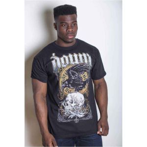 Down: Swamp Skull - Black T-Shirt