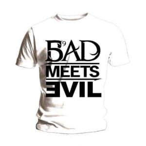 Eminem: Bad Meets Evil - White T-Shirt