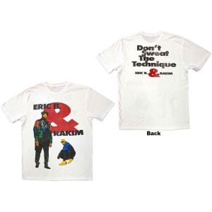 Eric B. & Rakim: Don't Sweat (Back Print) - White T-Shirt