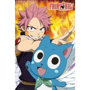 Fairy Tail: Natsu & Happy Maxi Poster (91.5x61cm)