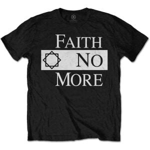 Faith No More: Classic Logo V.2. - Black T-Shirt