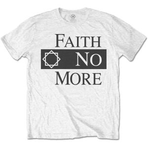 Faith No More: Classic Logo V.2. - White T-Shirt