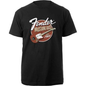 Fender: Mustang Bass - Black T-Shirt