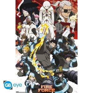 Fire Force: Key art season 2 Poster (91.5x61cm)