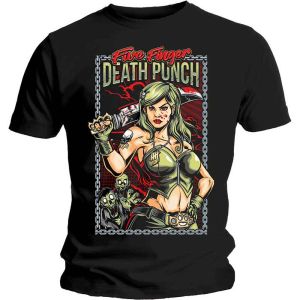 Five Finger Death Punch: Assassin - Black T-Shirt