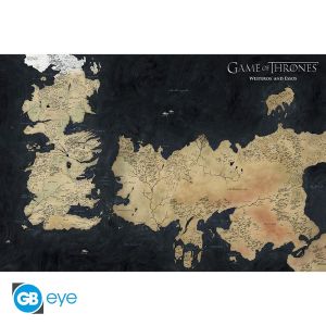 Game Of Thrones: Westeros Map Poster (91.5x61cm)