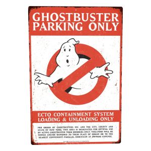 Ghostbusters: Parking Metal Sign