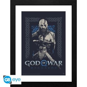 God of War: "Kratos and Atreus" Framed Print (30x40cm)