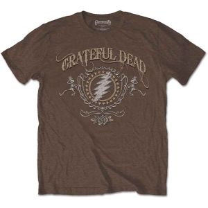 Grateful Dead: Bolt - Brown T-Shirt