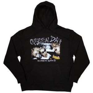 Green Day: Basket Case Star - Black Pullover Hoodie