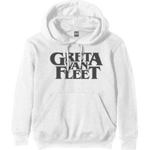 Greta Van Fleet: Logo - White Pullover Hoodie