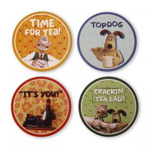 Wallace and Gromit: Ceramic Coaster Set