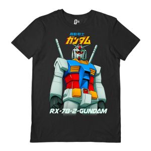 Gundam: Mobile Suit Black T-Shirt