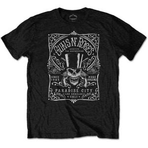 Guns N' Roses: Bourbon Label - Black T-Shirt